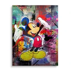 Time For Cuddle 16 Time For Cuddle -Artmind wandbild mickey artmind bild brushed