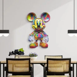 Mr. Colorful 12 Mr. Colorful -Artmind wandbild mickey bunt freiform kunstwerk artmind pop art 2