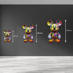 Mr. Colorful 13 Mr. Colorful -Artmind wandbild mickey bunt freiform kunstwerk artmind pop art 4