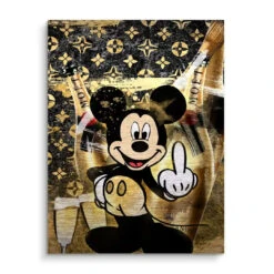 Take It 15 Take It -Artmind wandbild mickey champagner kunstwerk artmind brushed