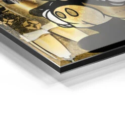 Take It 19 Take It -Artmind wandbild mickey champagner kunstwerk artmind detail acryl