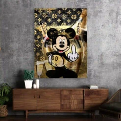 Take It 18 Take It -Artmind wandbild mickey champagner kunstwerk artmind 2