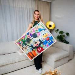 No Cooperacion 17 No Cooperacion -Artmind wandbild mickey donald goofy comic popart artwork artmind