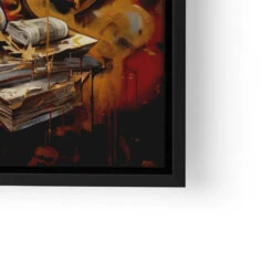 Easy Money 22 Easy Money -Artmind wandbild mickey gold kunstwerk artmind lwrs