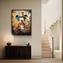 Easy Money 17 Easy Money -Artmind wandbild mickey gold kunstwerk artmind 1