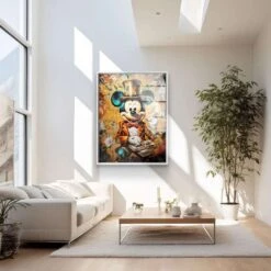 Easy Money 18 Easy Money -Artmind wandbild mickey gold kunstwerk artmind 12