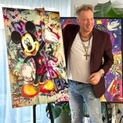 Smile 18 Smile -Artmind wandbild mickey graffiti kunst artmind 2