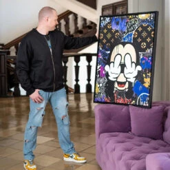 Purple Love 17 Purple Love -Artmind wandbild mickey maus artmind kunst 5