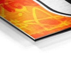 Joyeux 23 Joyeux -Artmind wandbild mickey maus pop art orange detail brushed