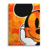 Joyeux 2 Joyeux -Artmind wandbild mickey maus pop art orange leinwand
