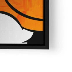 Joyeux 24 Joyeux -Artmind wandbild mickey maus pop art orange lwrs