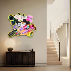 Kiss Of Fame 12 Kiss Of Fame -Artmind wandbild mickey minnie kuss artwork artmind 6