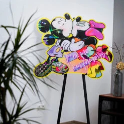 Kiss Of Fame 11 Kiss Of Fame -Artmind wandbild mickey minnie maus kuss artwork artmind 5