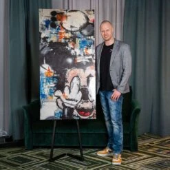 Micky Fck 20 Micky Fck -Artmind wandbild mickey painting artmind