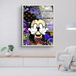 Purple Love 19 Purple Love -Artmind wandbild mickey pop art artwork artmind love 13