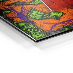 Mickys Dollar Rain 23 Mickys Dollar Rain -Artmind wandbild micky dollar rain detail brushed