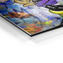 Kiss - Love 21 Kiss - Love -Artmind wandbild micky kiss mini love detail brushed