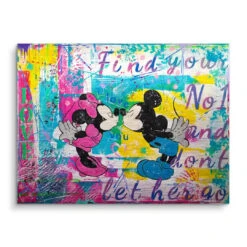 Love, Love, Love 15 Love, Love, Love -Artmind wandbild micky love kunst kaufen bei artmind brushed