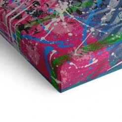 Love, Love, Love 21 Love, Love, Love -Artmind wandbild micky love kunst kaufen bei artmind detail leinwand