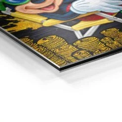 Happy - Rich 19 Happy - Rich -Artmind wandbild micky maus bugs bunny happy detail brushed