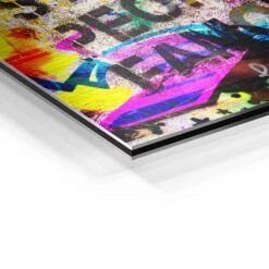 Easy Famous 23 Easy Famous -Artmind wandbild micky maus graffiti stop making stupid people famous detail brushed