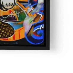 Easy Famous 24 Easy Famous -Artmind wandbild micky maus graffiti stop making stupid people famous lwrs