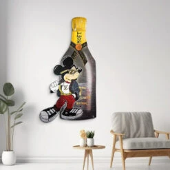 Time For Champagner 11 Time For Champagner -Artmind wandbild micky moet champagner 1