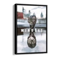 Mindset 18 Mindset -Artmind wandbild mindset schattenfugenrahmen
