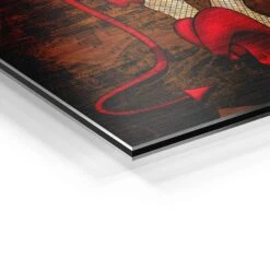 Nice Devil 22 Nice Devil -Artmind wandbild mini devil detail brushed