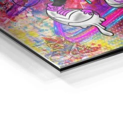 Feel The Music 21 Feel The Music -Artmind wandbild mini maus hoert musik pop art detail brushed