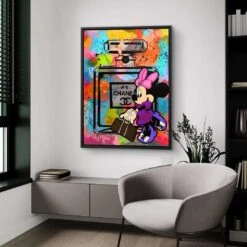 Shopping Love 20 Shopping Love -Artmind wandbild minnie maus chanel artwork artmind 3