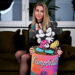 Taste Of Love 10 Taste Of Love -Artmind wandbild minnie mickey mous campbells soup 7