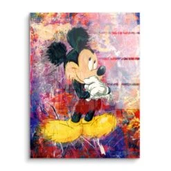 Think About 16 Think About -Artmind wandbild mir bunter micky maus acryl