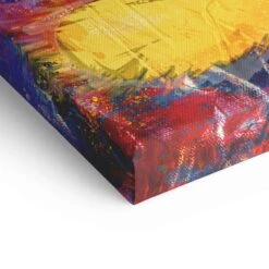 Think About 22 Think About -Artmind wandbild mir bunter micky maus detail leinwand