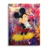 Think About 1 Think About -Artmind wandbild mir bunter micky maus leinwand