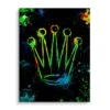 Crown 2 Crown -Artmind wandbild mit bunter rolex krone brushed