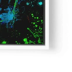 Crown -Artmind wandbild mit bunter rolex krone lwrw