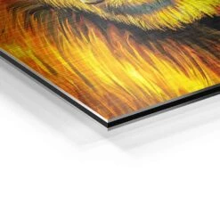 Chill 22 Chill -Artmind wandbild mit chillenden gorilla detail brushed