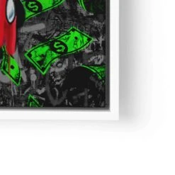 Dollar Rain 25 Dollar Rain -Artmind wandbild mit cooler micky maus im geldregen lwrw