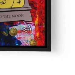 Bitcoin Scale 24 Bitcoin Scale -Artmind wandbild mit dagobert beim bitcoin zaehlen lwrs