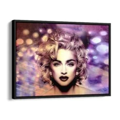 Madonna 17 Madonna -Artmind wandbild mit madonna pop art schattenfugenrahmen