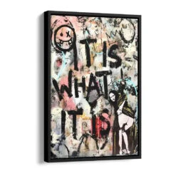 It Is What It Is 16 It Is What It Is -Artmind wandbild mona lisa kunst kaufen bei artmind schattenfugenrahmen