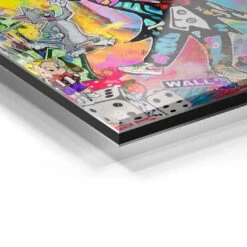 Money Moves 20 Money Moves -Artmind wandbild monopoly mann regenschirm money artmind detail acryl