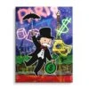 Flying Monopoly 2 Flying Monopoly -Artmind wandbild mr monopoly paris leinwand