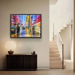 New York City Lights 17 New York City Lights -Artmind wandbild new york city regen kunstwerk artmind 4