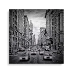 NYC Fifth Avenue 16 NYC Fifth Avenue -Artmind wandbild nyc fith avenue kunst kaufen bei artmind brushed