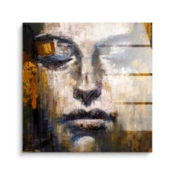 Dream 15 Dream -Artmind wandbild oelgemaelde als portrai einer frau acryl