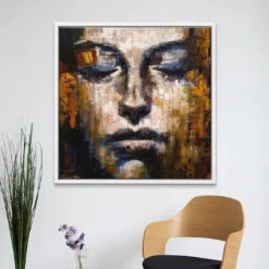 Dream 17 Dream -Artmind wandbild oelgemaelde als portrai einer frau 3