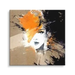 Orange Flash 15 Orange Flash -Artmind wandbild orange flash portrait artmind bild leinwand