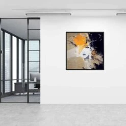 Orange Flash 18 Orange Flash -Artmind wandbild orange flash portrait artmind leinwand bild 14